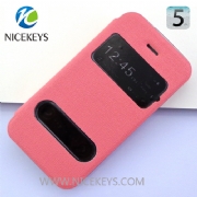flip case with touch screen window for apple iPhone 5