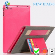 New product genuine cow leather tablet PC case for ipad 6