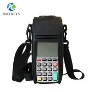 Slim case for POS terminal with handle bend and shoulder strap