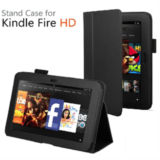 Kindle fire HDX 7寸一折支架皮套休眠功能